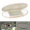 Sun Visor Mirror Cover 1 Pcs Beige Car Accessories