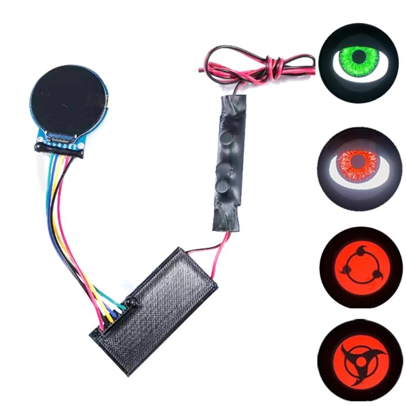 Dynamic Eye Car Headlight Assembly Car Devil Eye Headlights Auto Lens Lamp Automotive Accessories