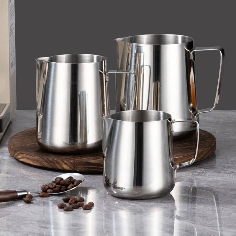 Stainless Steel Craft Cappuccino Milk Jugs Espresso Coffee Latte Cream Frothing Pitcher Maker Art Professional Dining Tools