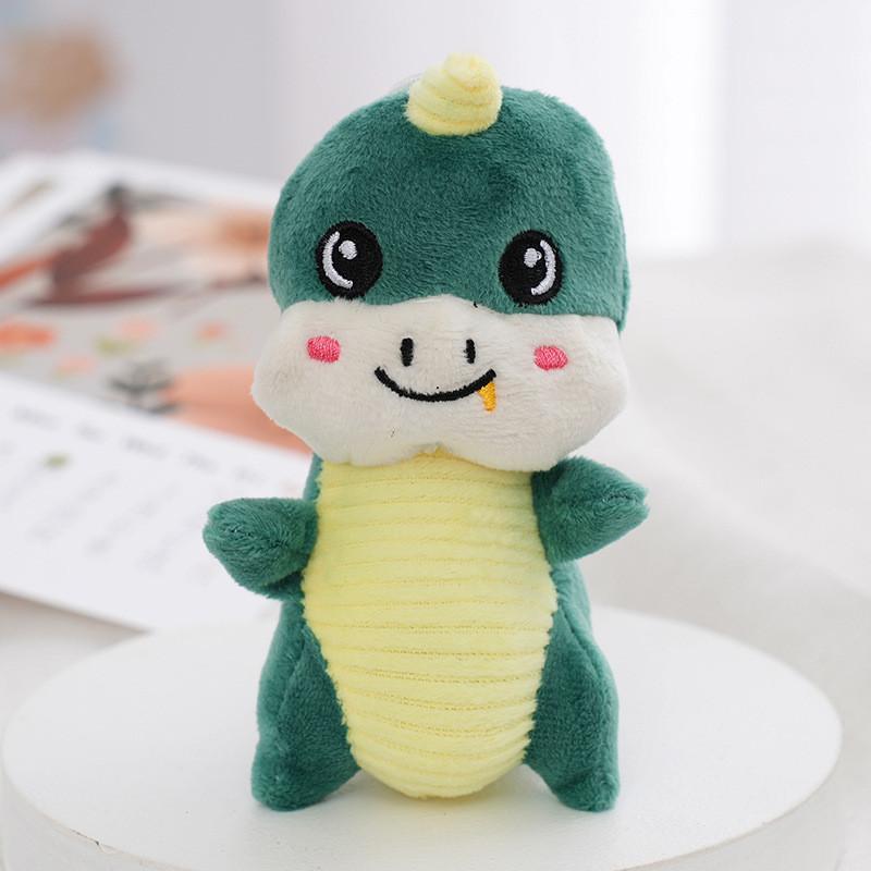 Adorable Big-eyed Dinosaur Plush Keychain Cute Cartoon Dinosaur Toy For Gifts