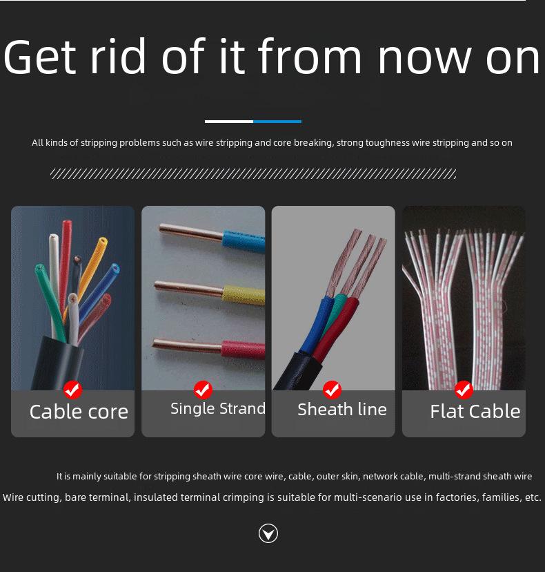 Multifunktionale automatische Abisolierzange mit importierter Technologie für Elektriker