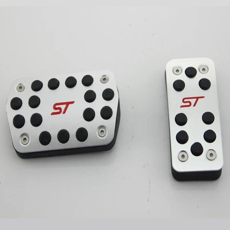 FOAL BURNING Car Accelerator Pedal Brake Pedal Clutch Pedals Cover for Ford Focus 2 MK2 3 4 MK3 MK4 Kuga Escape ST 20