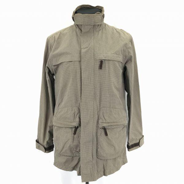 

USED/Paul Smith/Check Cotton Blouson Jacket/M/Gray/Hidden Placket/Full Zip/Paul Smith JEANS