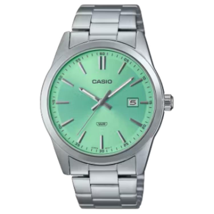 CASIO Men Standard Series Green Watch MTP-VD03D-3A2 MTP-VD03D-3A2 Green Dial