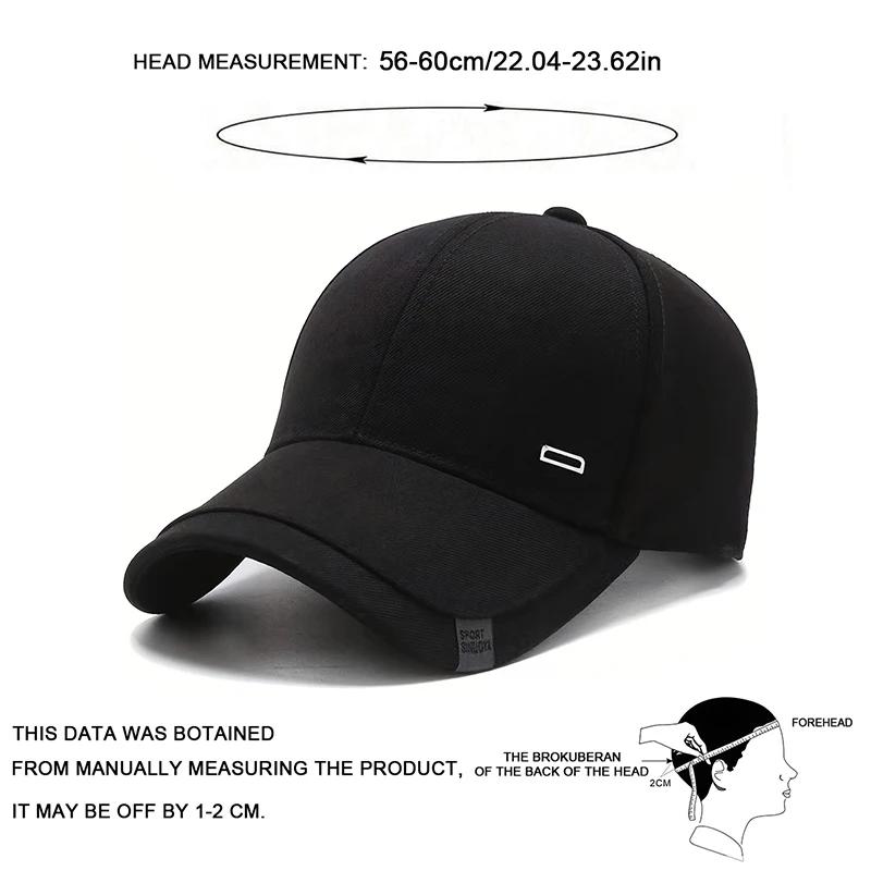 Baseball Label Buckle Silver Square Neutral Gender Women Men For Caps Spring And Autumn Outdoor Adjustable Casual Hats Hip Hop Urban Street Style