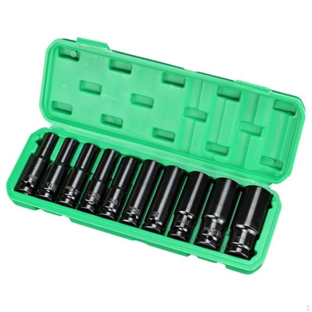 Wrench Set, Hexagononthemove Spanner, Handyman Tool Kit, Household Repair Grey 1/2 Bent 10pcs