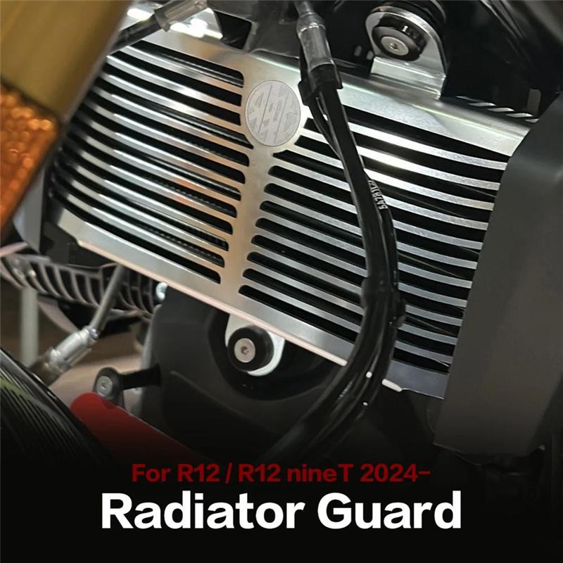 Motorcycle Radiator Grille Guard Cover Grill Oil Cooler Guard Protector For BMW R12 Ninet 2024 2025 2026 R 12 NINET