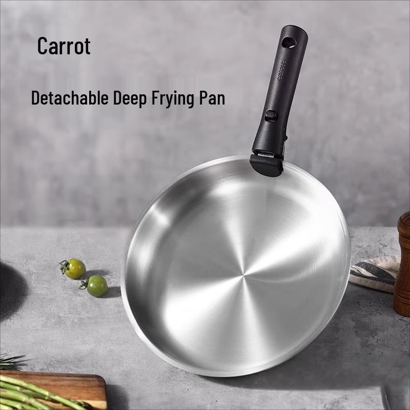 CaROTE Stainless Steel Detachable Handle Cookware