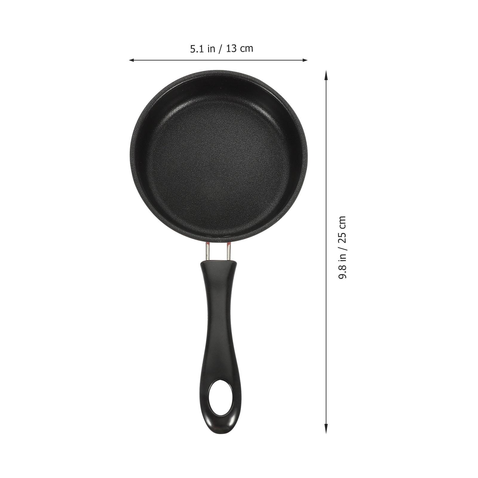 Mini Nonstick Frying Pan Sturdy Flat Base Egg Frying Pan for Cooking Pancakes Omelets Home Use Pans Egg Pans Nonstick розовый