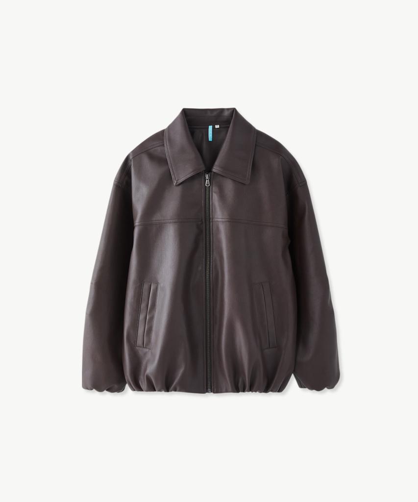 Stco Diems Loose Fit Leather Jumper Brown (Oversized)_Ljpxa02Osh