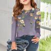 Girls Long Sleeve T Shirts Kids Fall Tops Crewneck Printed Basic Tees