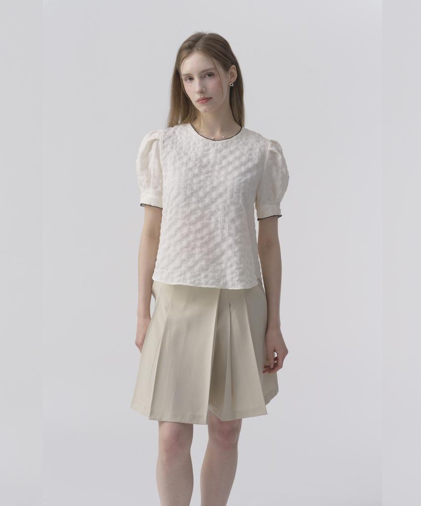 EL Lydia Wrap Pleated Skirt-Style Pants