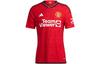 Manchester United T Shirts Men's Red Crew Neck Moderate Straight Fit IN3520
