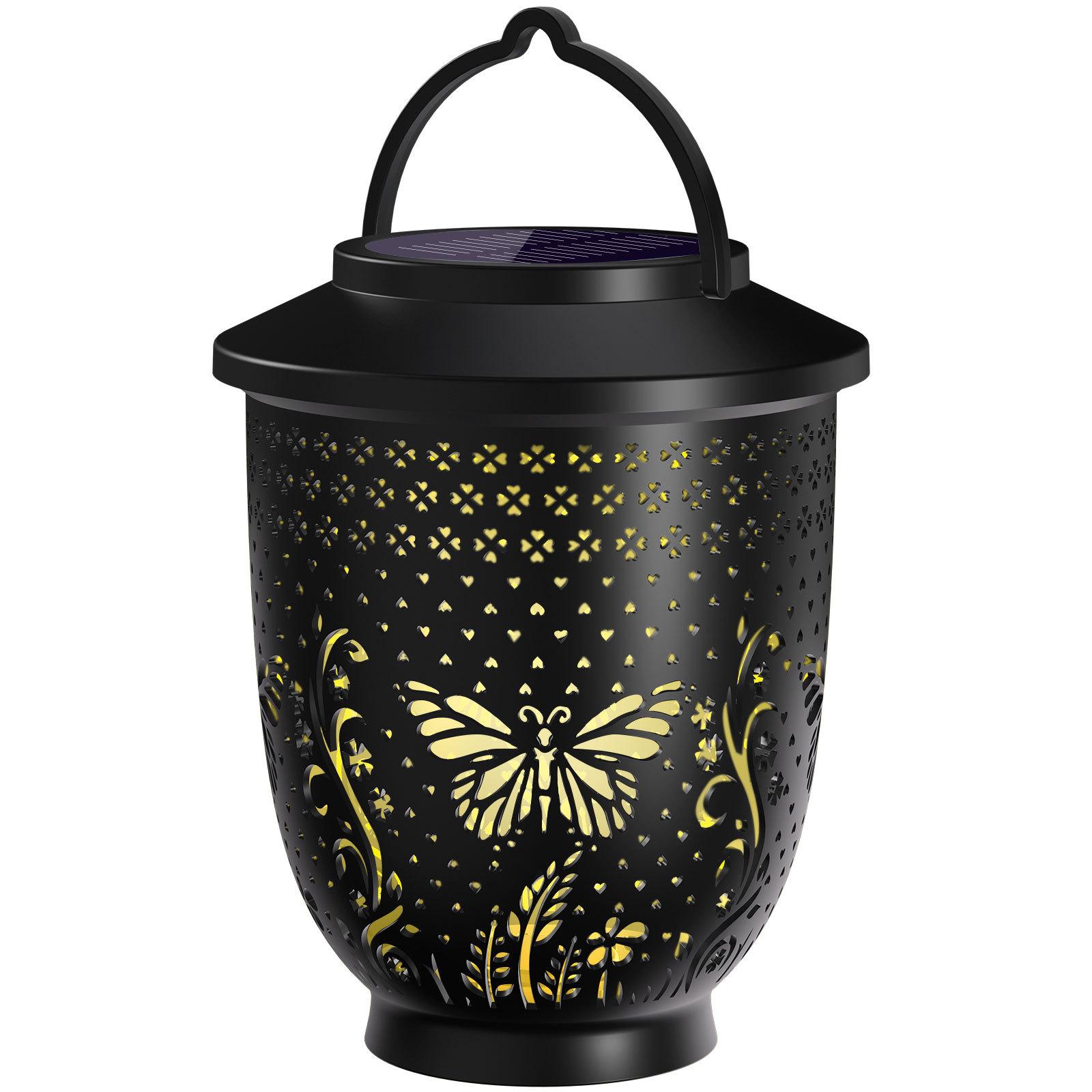 

Solar Outdoor Butterfly Projection Light Waterproof Solar Hanging Lantern LED Atmosphere Lighting Courtyard Garden Lawn Decor
