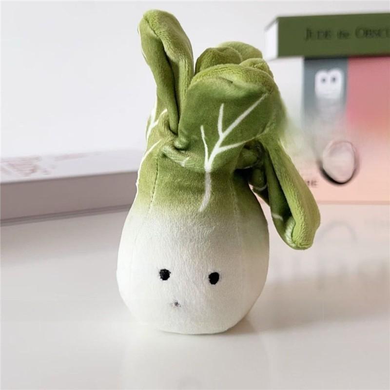 Vegetable Plush Toy Bag Charm With Pp Cotton Filling For Gift Giving And Collection