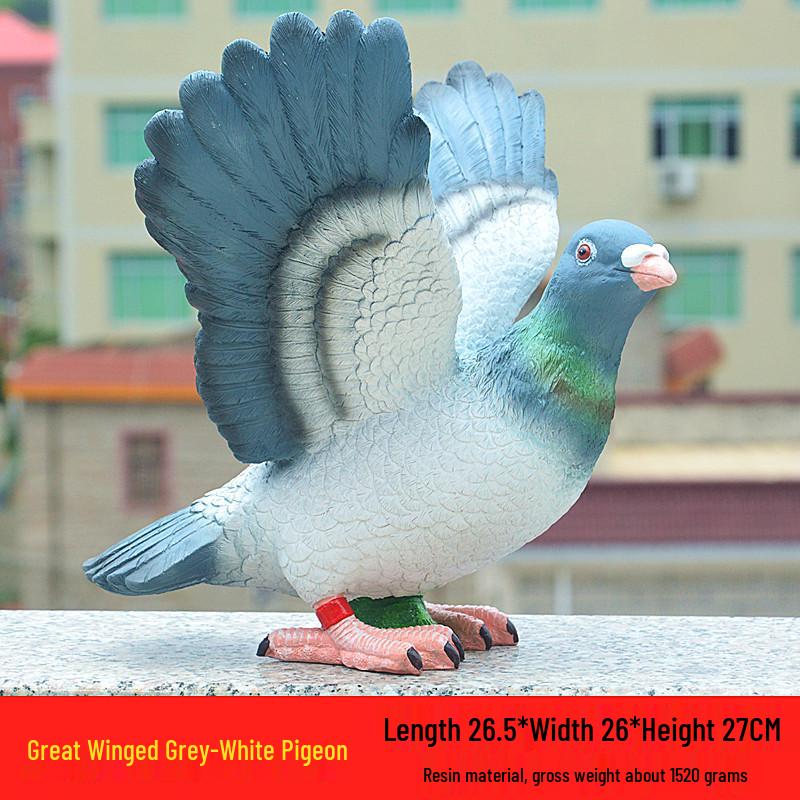 Dove Tree Resin Garden Ornaments: Outdoor Sculpture & Horticulture Set