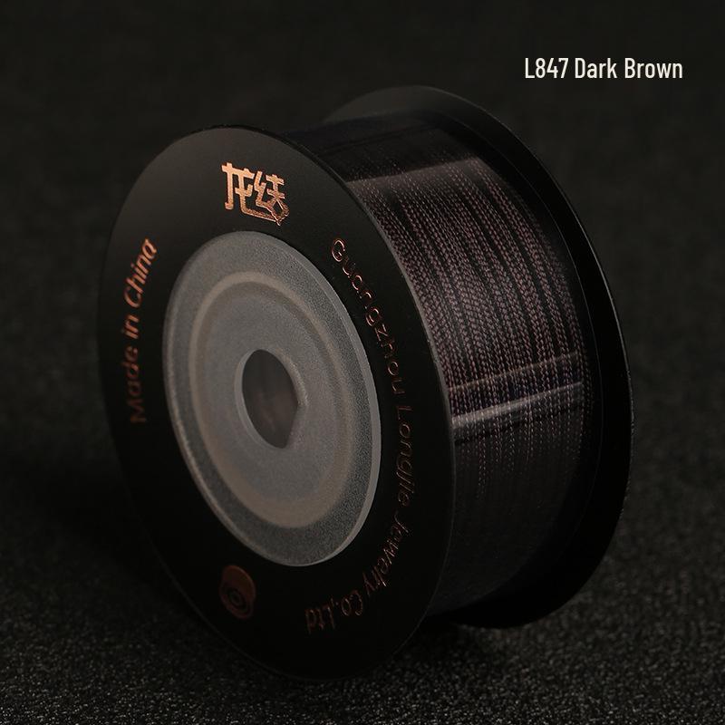 Dragon Knot High-A Jade Thread: Eco-friendly, Colorfast Jewelry Weaving Cord, 79 Colors, Handmade DIY Bracelet Material.