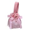 Large Capacity Small Flower Wrist Bag Mesh Flower Festive Sugar Bag Sweet Bowknot Handbag  Wedding