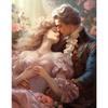 Vintage Romanticism Couple Painting Posters and Prints Canvas Printing Romantic Wall Art Picture for Living Room Home Decor Gift