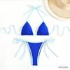 Sexy Zweiteiliger Bikini im Neckholder-Stil, Europäisch & Amerikanisch - Damen Bademoden Kollektion 2026