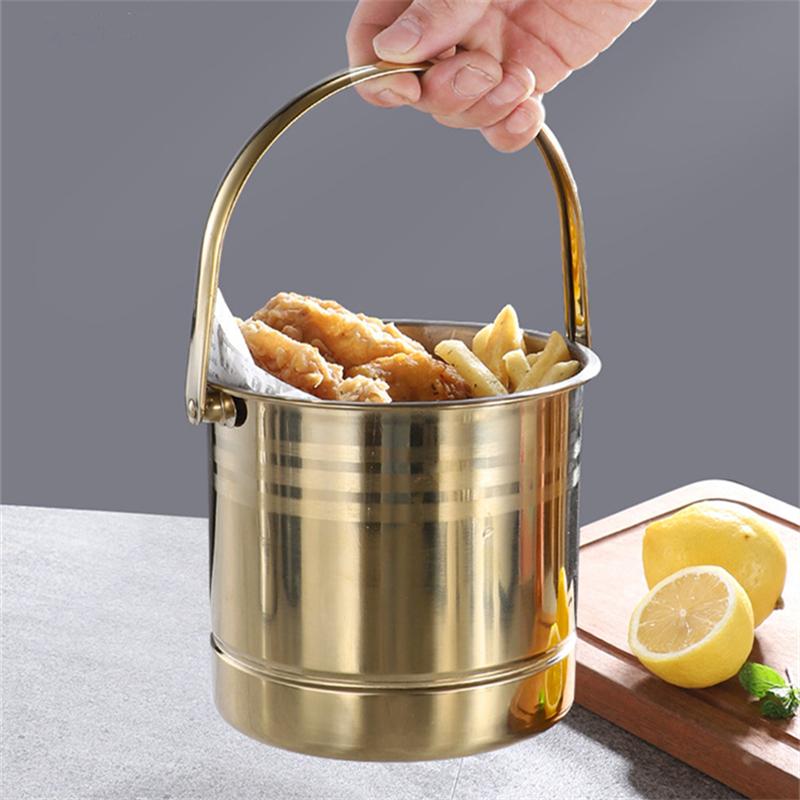 1,6l nerezová ocelová ledová vědra s rukojetí, chladič na víno, šampaňské, láhev, párty, nápoje, chladič baru, KTV, svačinka, ledový sud, barové nádobí