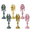 Couple Parrot Ornament Collections Resin Crafts for Bookshelf Shelf Entrance