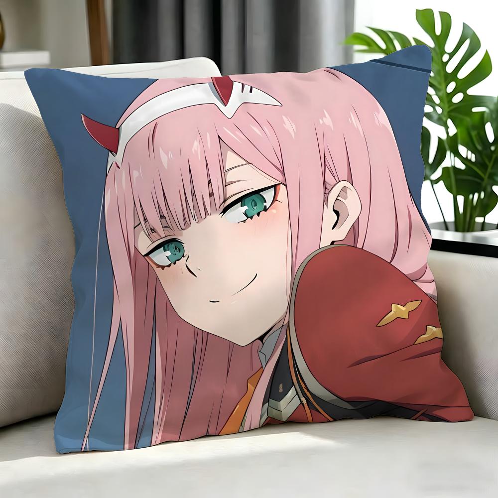 Anime  DARLING In the FRANXX Cushion Cover Cushion Cover Set Pcs X X X Pillowcase Decorative Sofa Home Decor