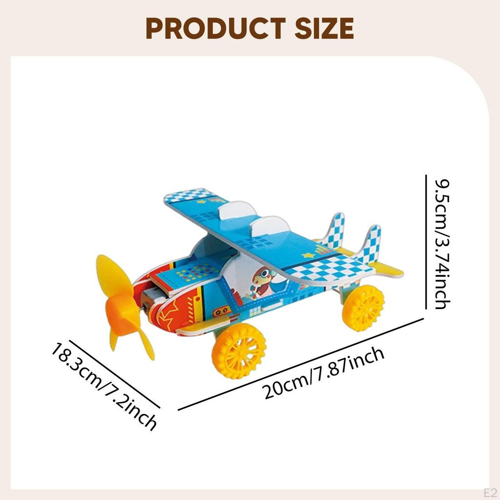 Hands On DIY Monoplane Glider Kit Small Experiment Material Package 3-12 Years Old Technology Boys