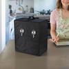 Ice Cover Cream Maker Dust Black Nylon Storage Accessory