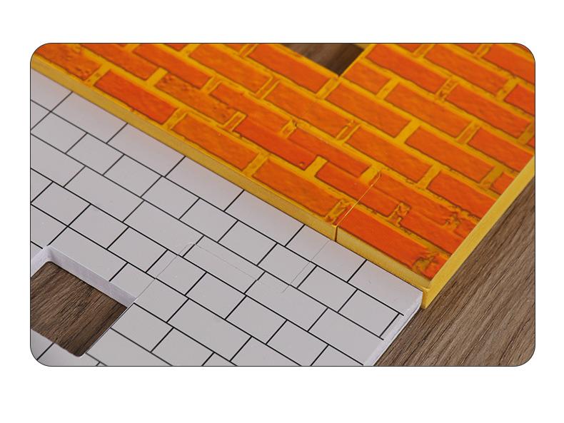 Northern Magic Upgraded Single-Sided Windproof Brick Wall Prop
