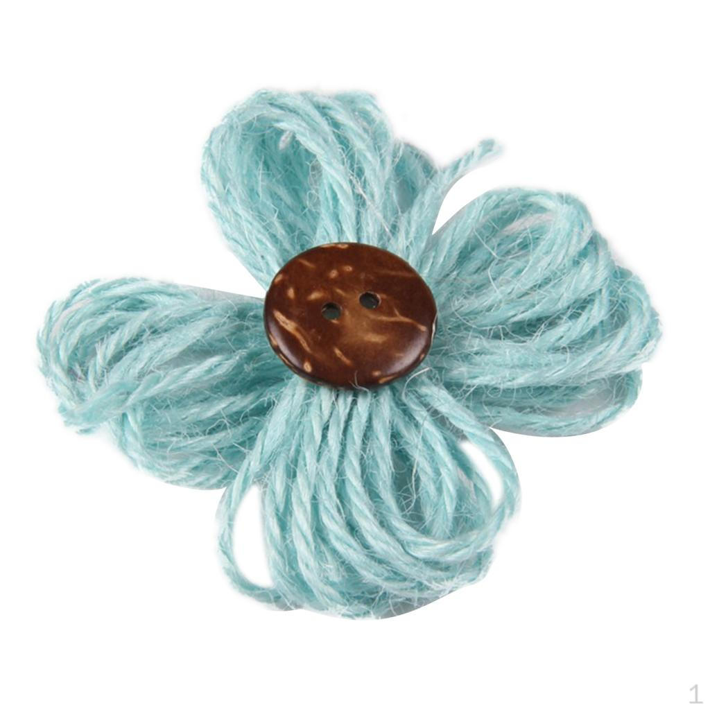 

10 Hats Decorations T Flower Adornments Wedding Ornaments Home Accessories 65x11mm світло-синій колір
