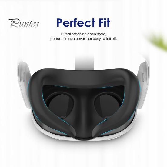 

VR-гарнитура, чехол для глаз, защита от пота, супермягкая дышащая, не раздражающая подушка для лица, сменная подушка для Meta Quest 3