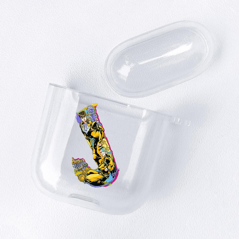 Anime Manga JoJos Bizarre Adventure Soft TPU Case for AirPods 3 2 1 Pro Cute Transparent Airpod Pro Airpod Cases Luxury