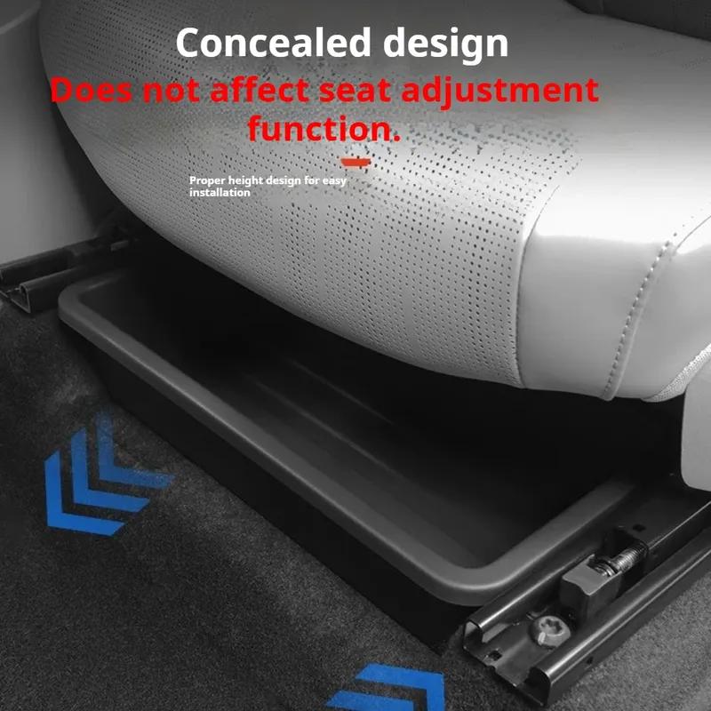 For LEAPMOTOR B10 Special Front Seat Storage Box Under Seat Organizer Expansion Modification Interior Accessory