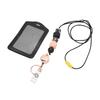 Silicone Retractable Bded Lanyard with Transparent ID Holder Multi Purpose Badge Holder for Students   Worker