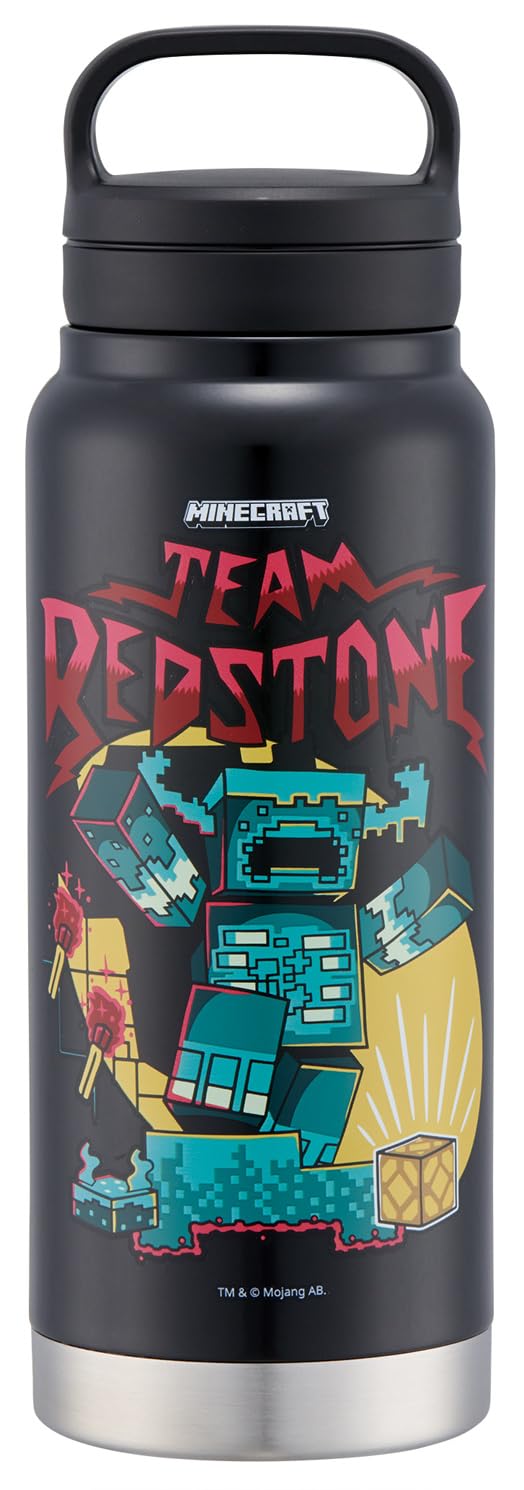 Skater Insulated Stainless Steel with Screw Minecraft Mug, 500ml, Handle, Team, Boys, STSC5-A