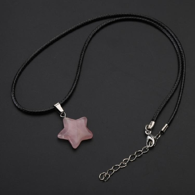 Natural Stone Star Aesthetic Necklace Fashion Simple Clavicle Chain Women Girls