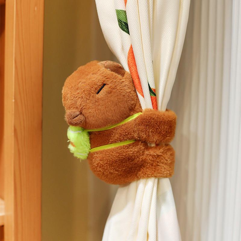 Capybara Plush Sweet Wristband Toy Adorable Stuffed Animal Figure With Filling Soft