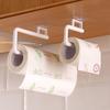 Easy-Install Wall-Mounted Kitchen Organizer - No-Drill Paper Towel & Wrap Holder, Space-Saving Storage for Bathroom and Kitchen Essentials