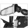 Electric Drill To Chain Saw Converter Head Electric Pruning Saw Felling Mini Chain Saw Head