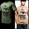 Military Combat Veteran  Iraq Afghanistan War Machine Gunner Infantry Tee Unisex T-Shirt