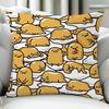 G-Gudetama Cute Cushion Cover Birthday Anniversary Gifts Double Sided Printed Zipper Cushion Cover Soft Skin Bedding