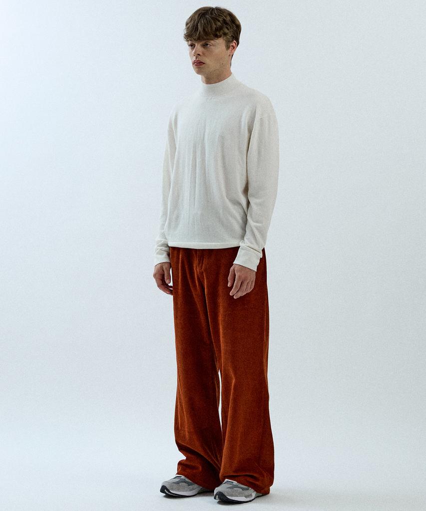 Pilpeu Washed Corduroy Flare Pants 5(Firebrick)