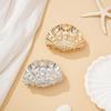 Zinc Zinc Zinc Alloy Shark Clip Ocean Series Hair Crab Clip Vintage Women Hair Claw  Girls