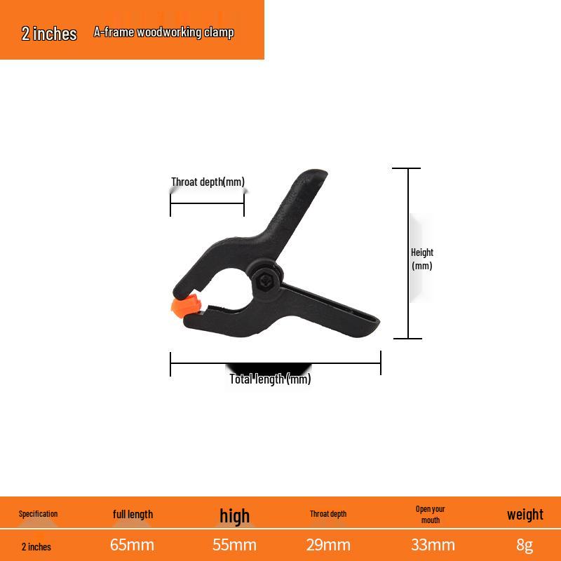 Quick Woodworking A-Clamp for Marble & Stone, Thickened Spring, 4/6/9 Inch