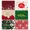 Christmas Heat Insulation Placemat - New Design Imitation Linen for Dining Room and Kitchen Decoration