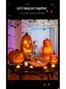 Halloween Glow-in-the-Dark Pumpkin Lantern Set for Party Decorations