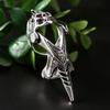 Men's Fashion Bendable Dragon Skull Ring with 8 Joint Rings