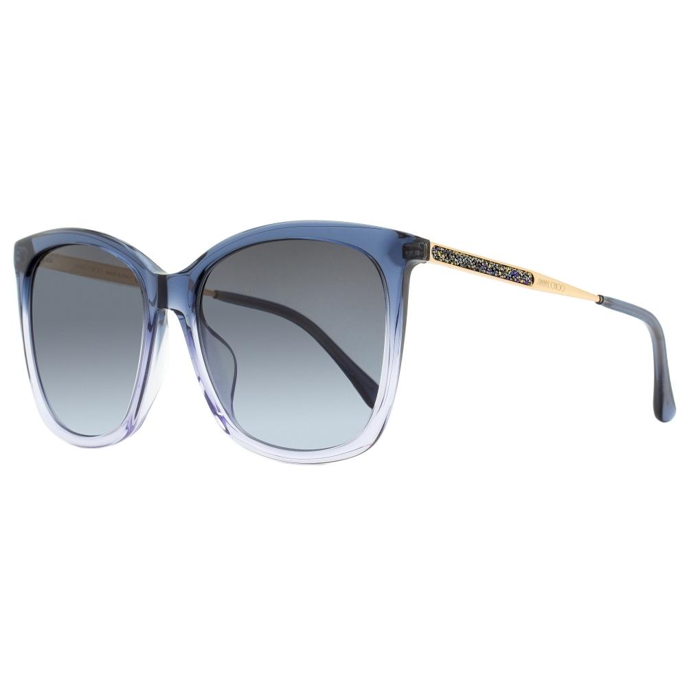 

Jimmy Choo Women s Butterfly Sunglasses Nerea G JQ4GB Blue Lilac 57mm jq4gb