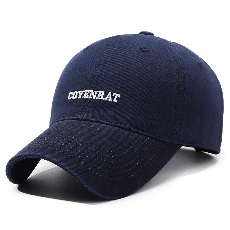 Vintage Letter Embroidered Baseball Cap Men Women Cap